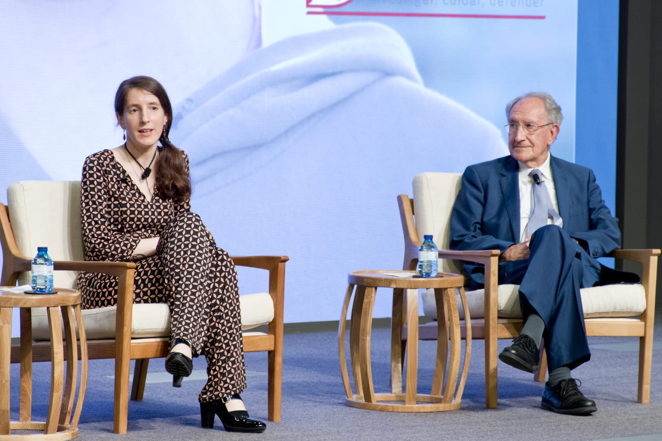 Miren altuna impartió una charla titulada “La enfermedad de Alzheimer asociada al Síndrome de Down”. 