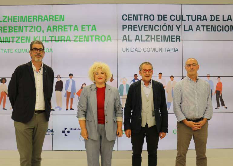 Gipuzkoak unitate komunitario aitzindari bat sustatu du Alzheimerra eta beste dementzia batzuk lantzeko